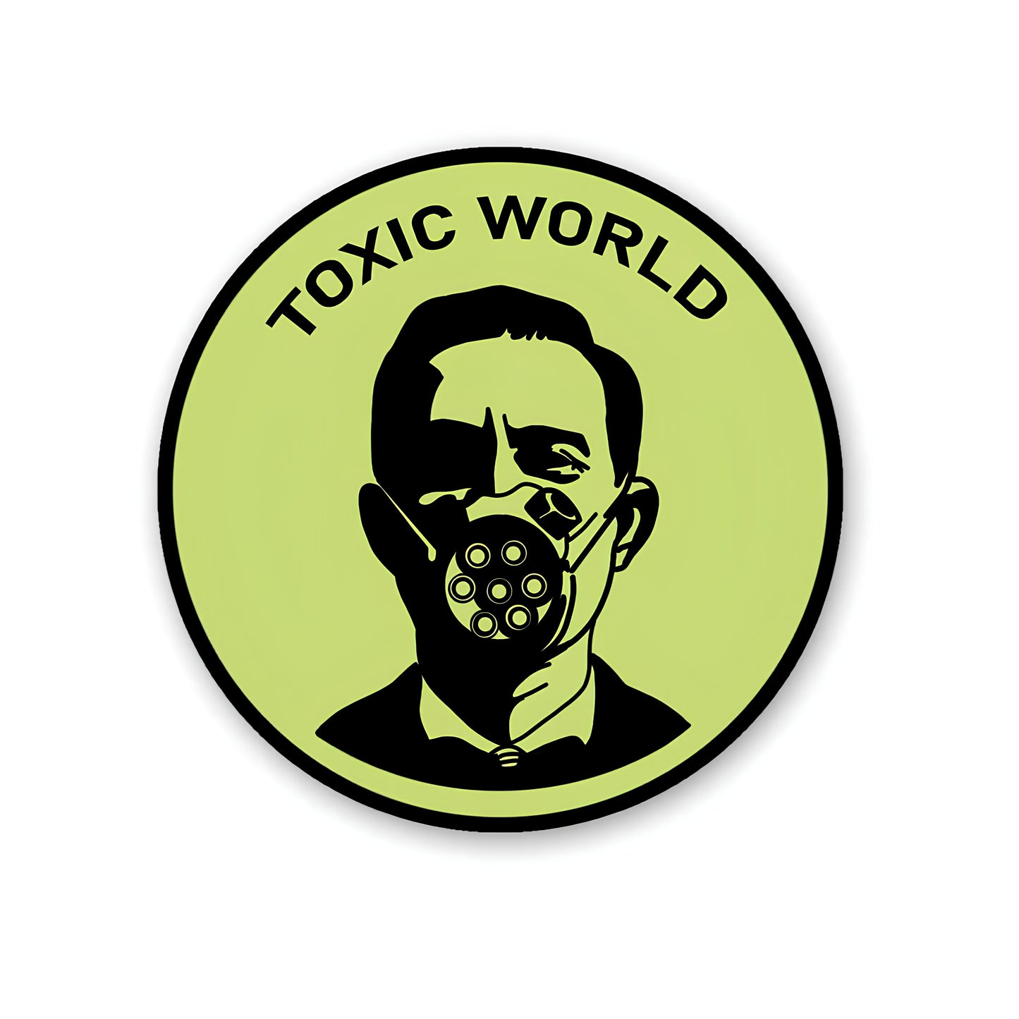 Toxic world sticker