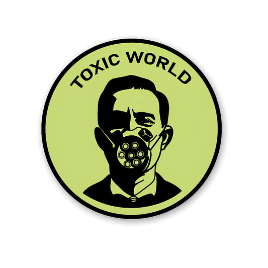 Toxic world sticker