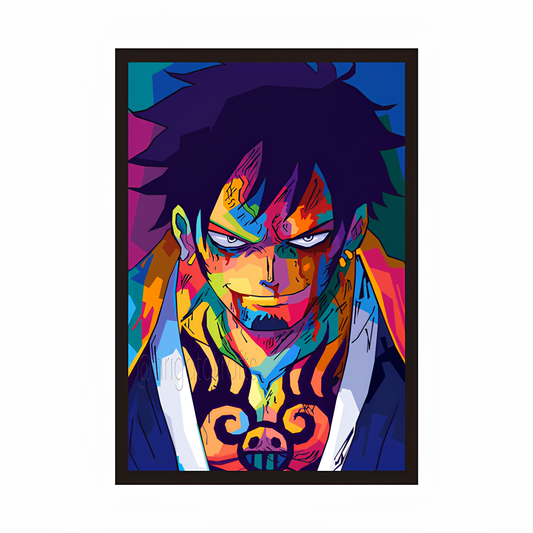 Trafalgar Law Custom Artwork Framed