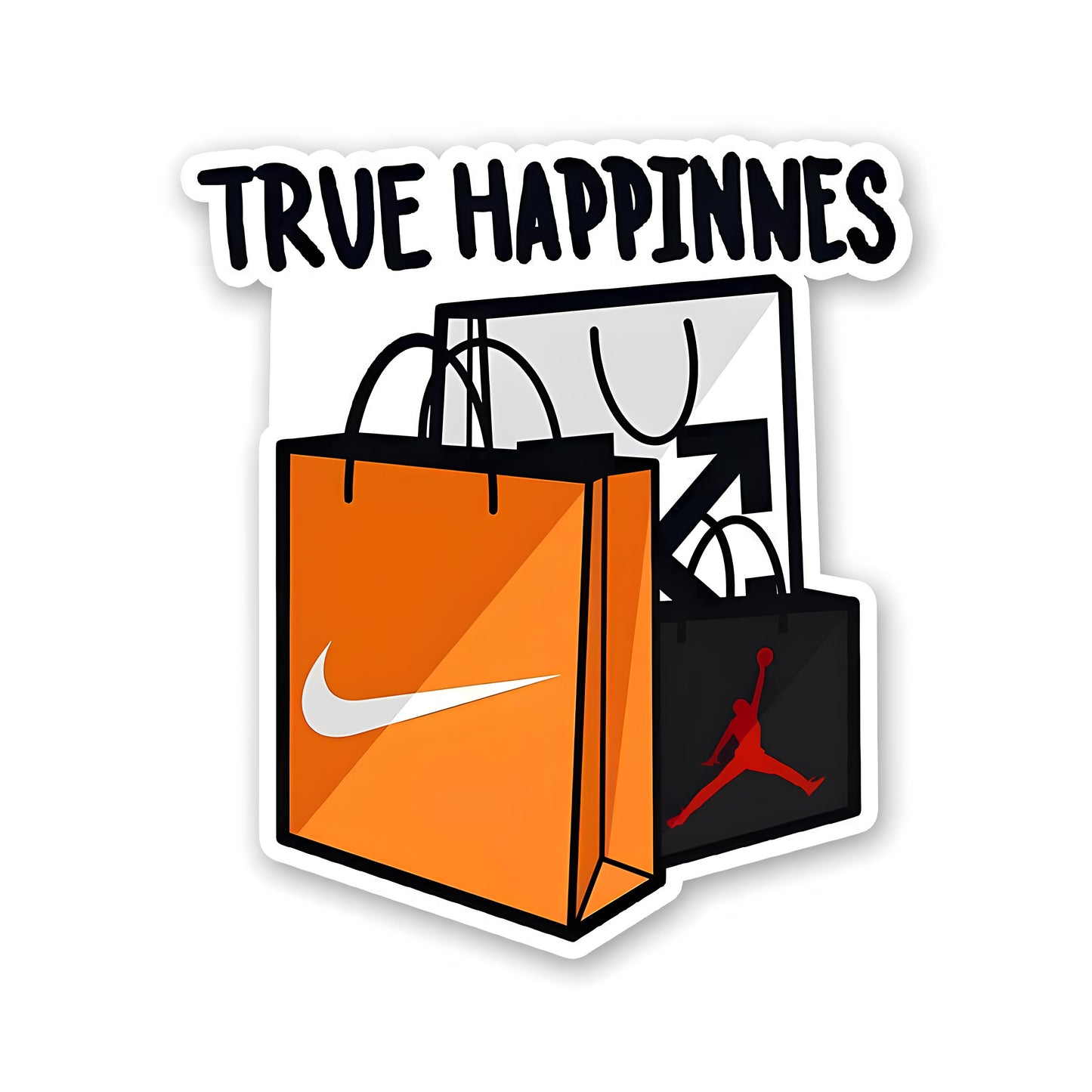 True happinnes sticker