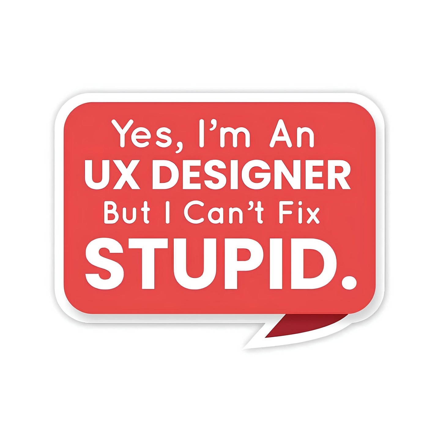 Ux designer sticker