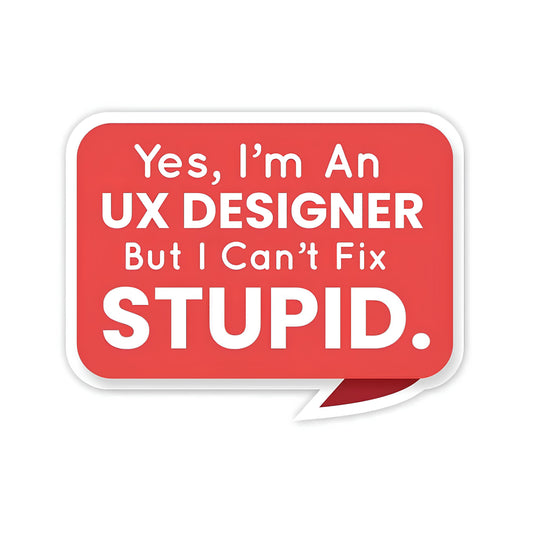 Ux designer sticker