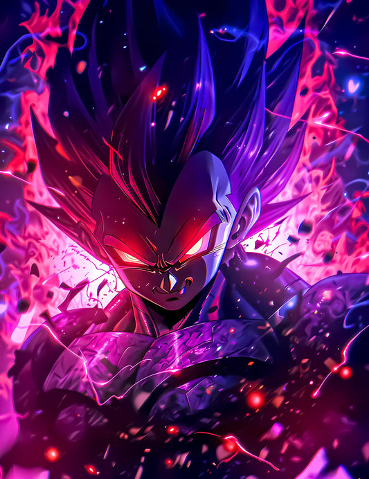 Vegeta purple rage