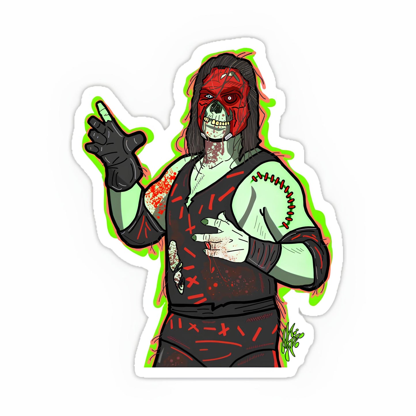 WWE sticker-20