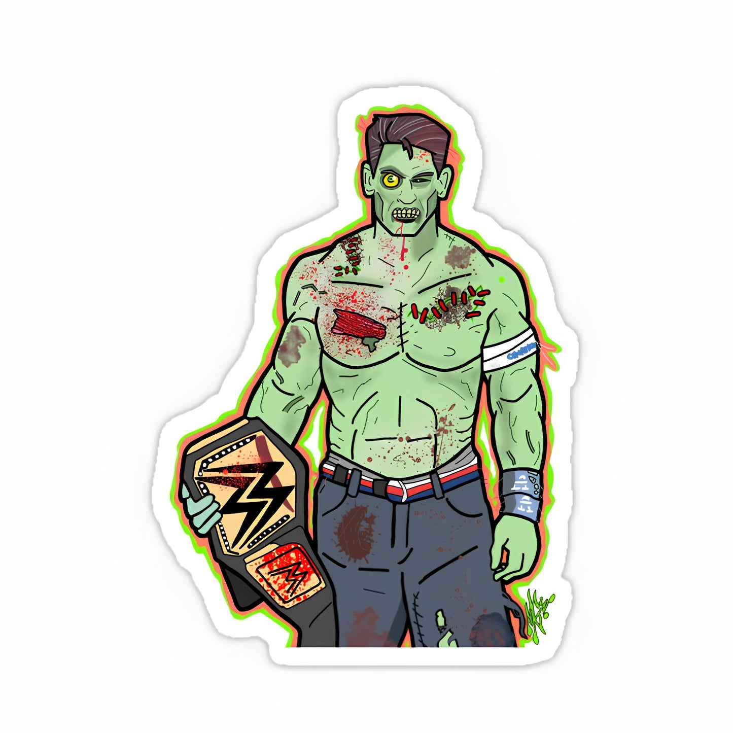 WWE sticker-21