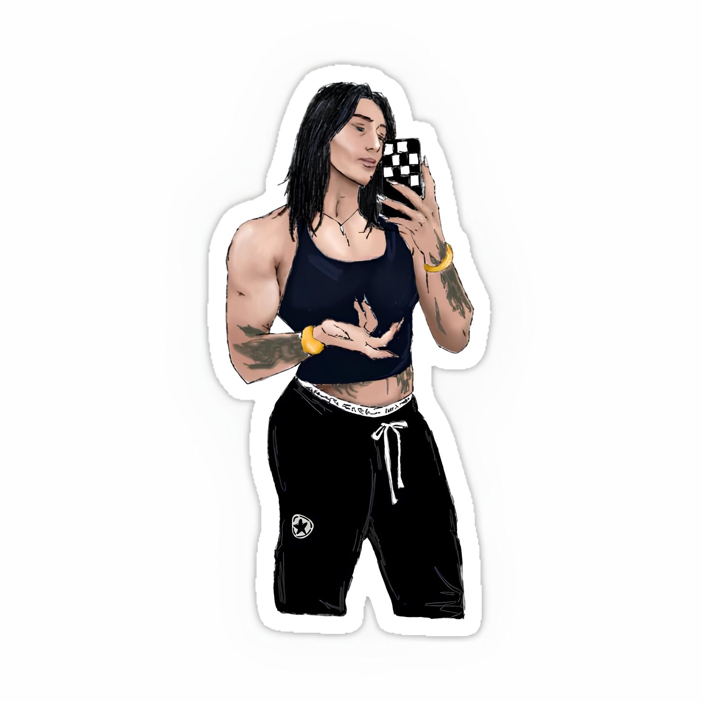 WWE sticker-65