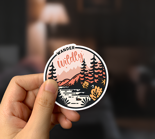 Wander Wildly Sticker