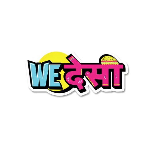 We desi sticker