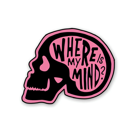 Where is my mind sticker