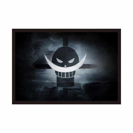 WhiteBeard Pirates Logo - One Piece Framed