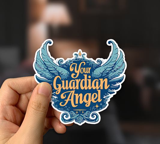 Your Guardian Angel Sticker