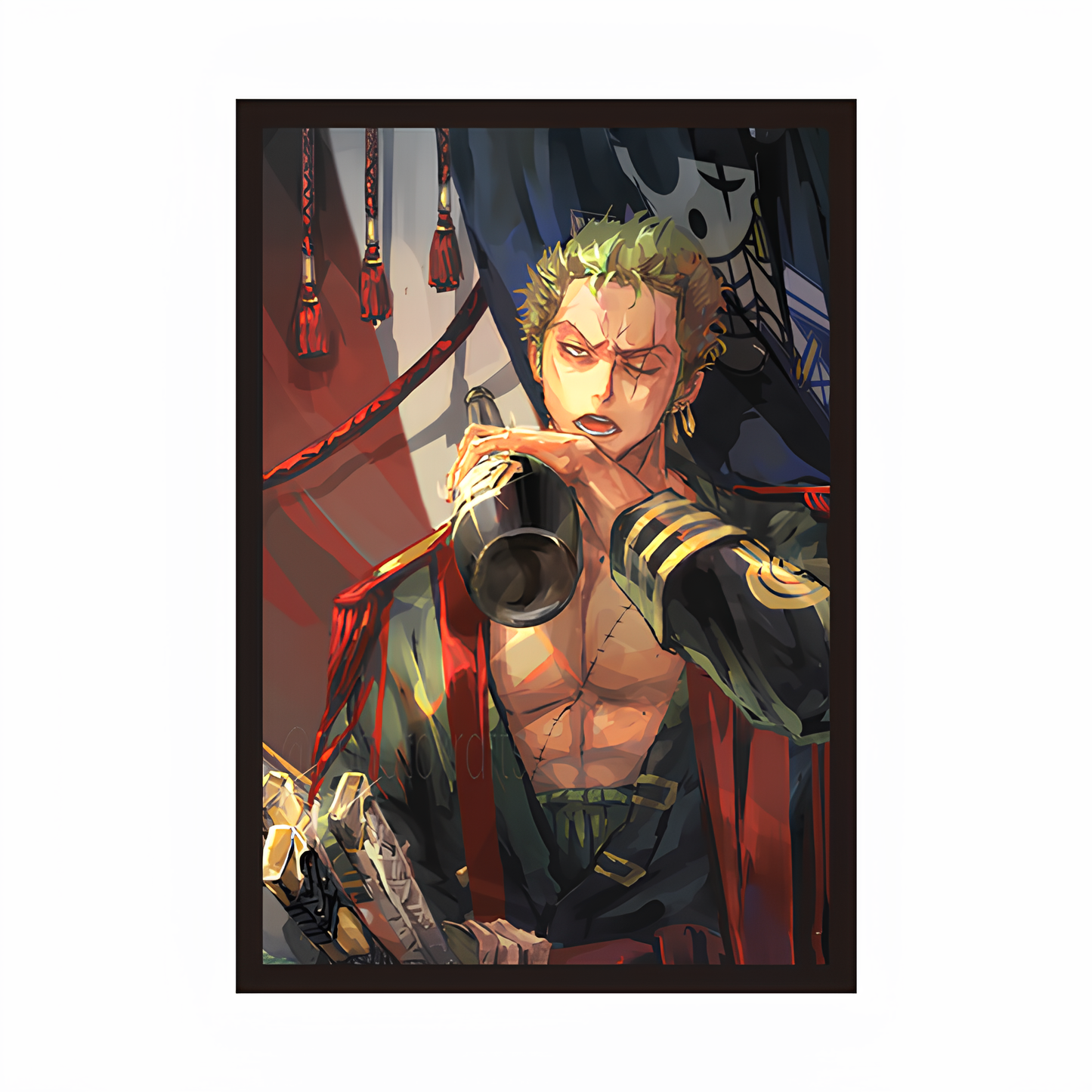 Zoro Custom Potrait Framed