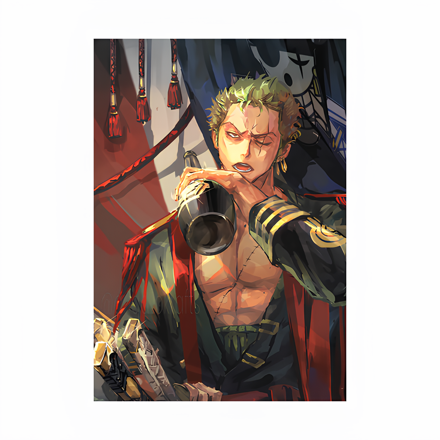 Zoro Custom Potrait Poster