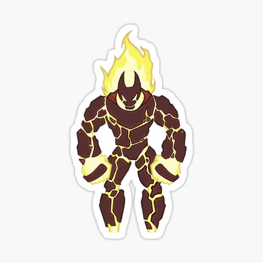 Heatblaster- Ben 10 Official Sticker-7