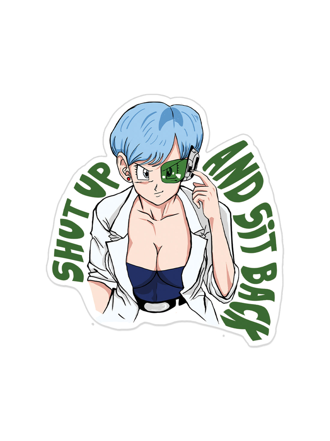 Scientist Waifu Sticker