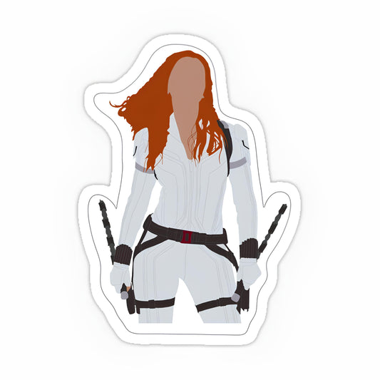 Black Widow sticker-10