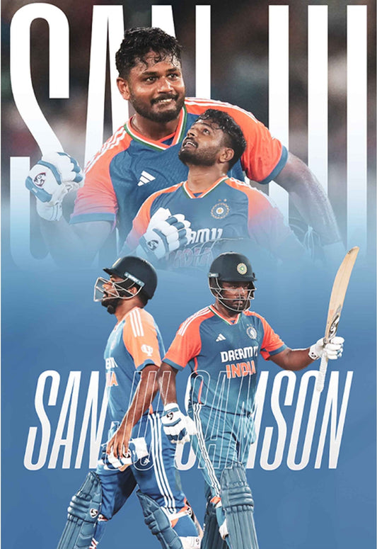 SANJU 111 | Sanju Samson | Cricket Poster