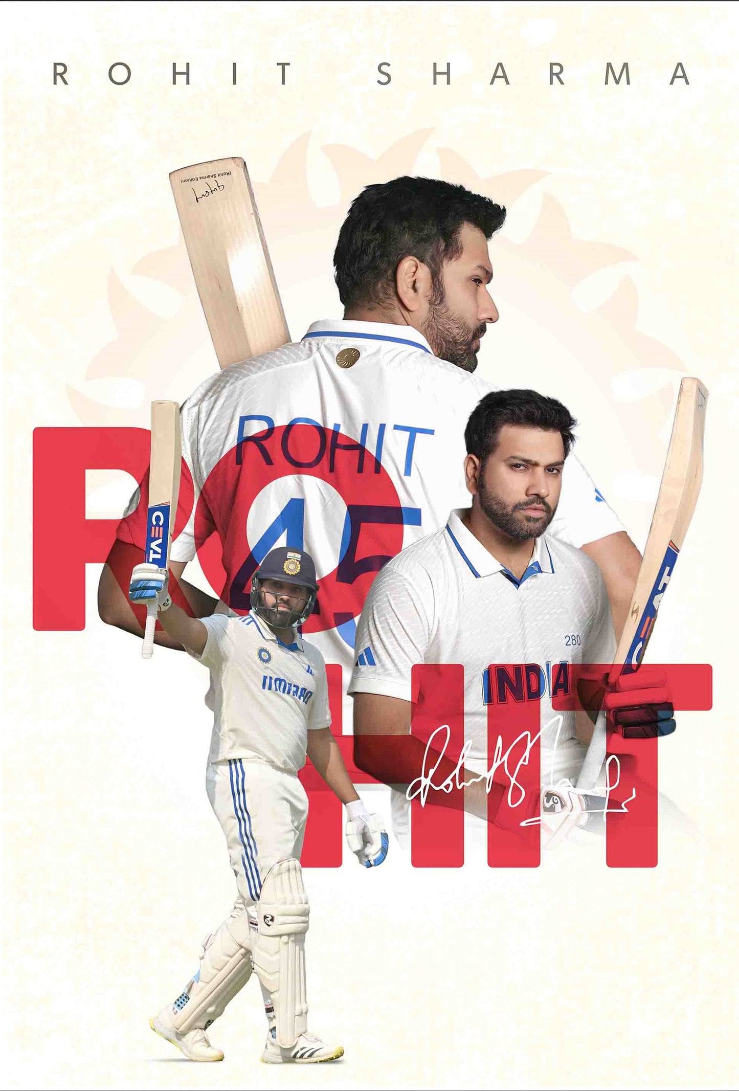 ROHIT | Rohit Sharma #01 | Cricket Poster