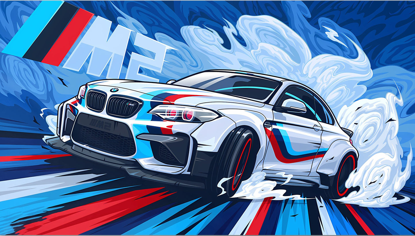 BMW M2 | VECTOR STYLE CARS #01 | CAR POSTERS