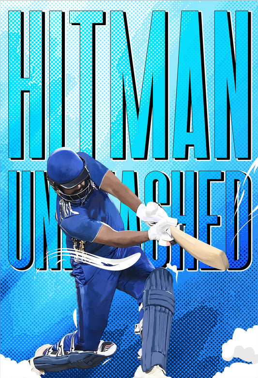 HITMAN UNLESHED | ROHIT SHARMA | Cricket Poster