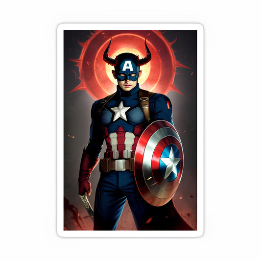 Captain America Sticker-5