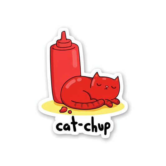 cat chup sticker