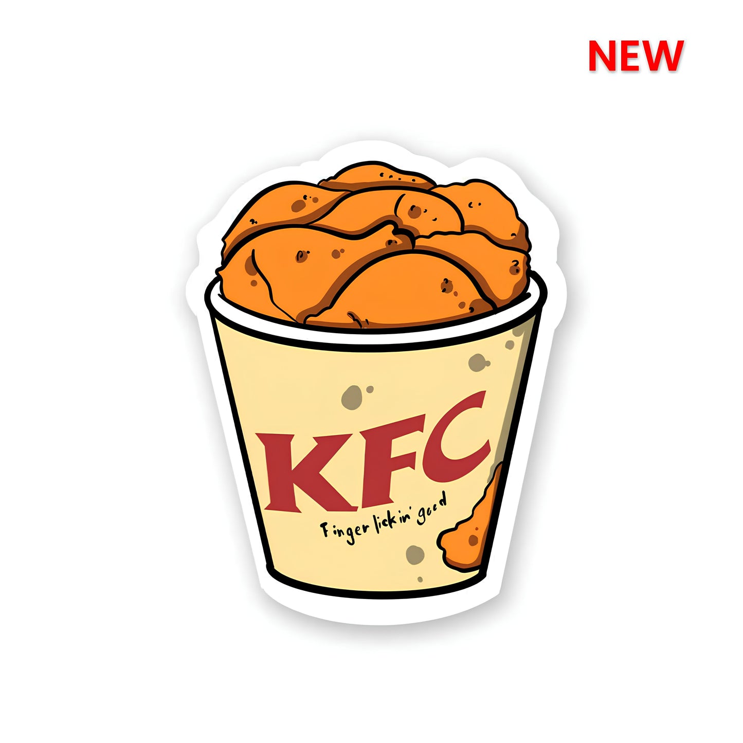 chicken bucket sticker