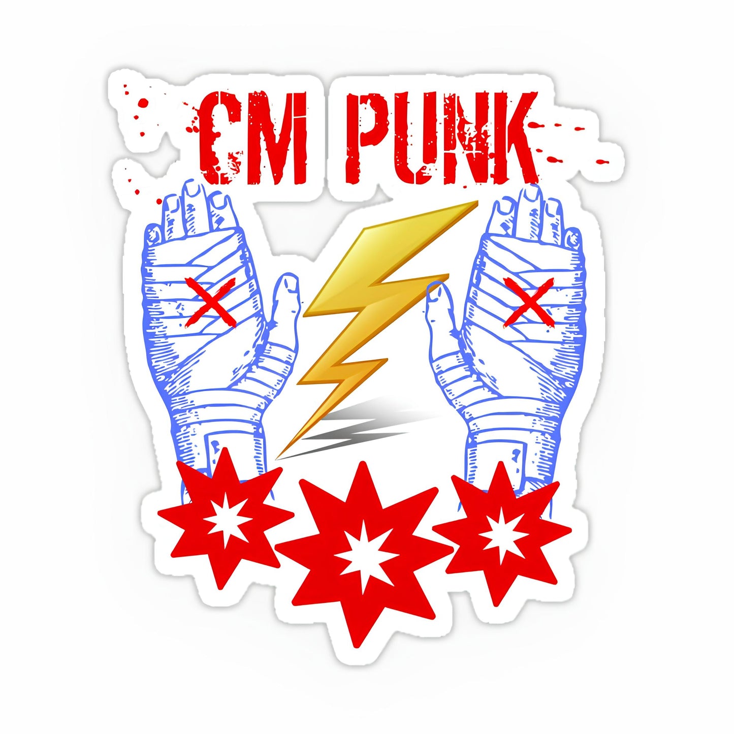 Cm Punk Sticker-9