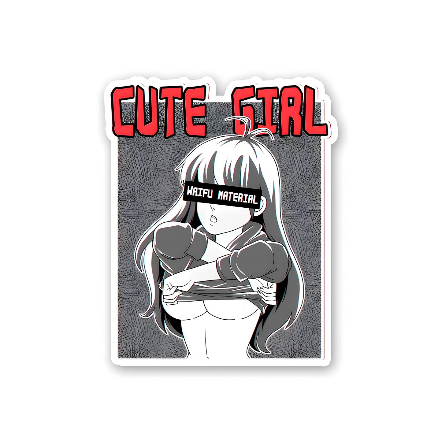 cute girl sticker