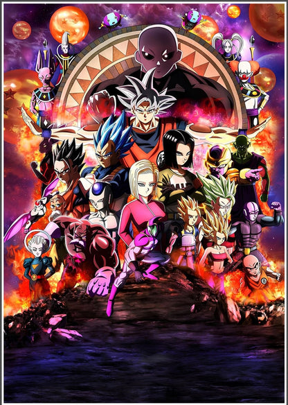 DRAGON BALL Z  WAR OF UNIVERSES POSTER