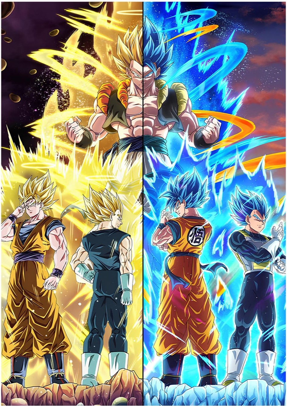 DRAGON BALL Z VEGETA AND GOKU POSTER