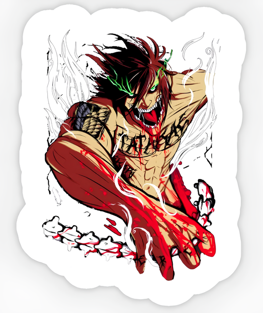 Eren titan Sticker