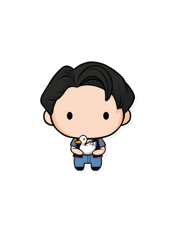 Joey Chibi - Friends Official Sticker