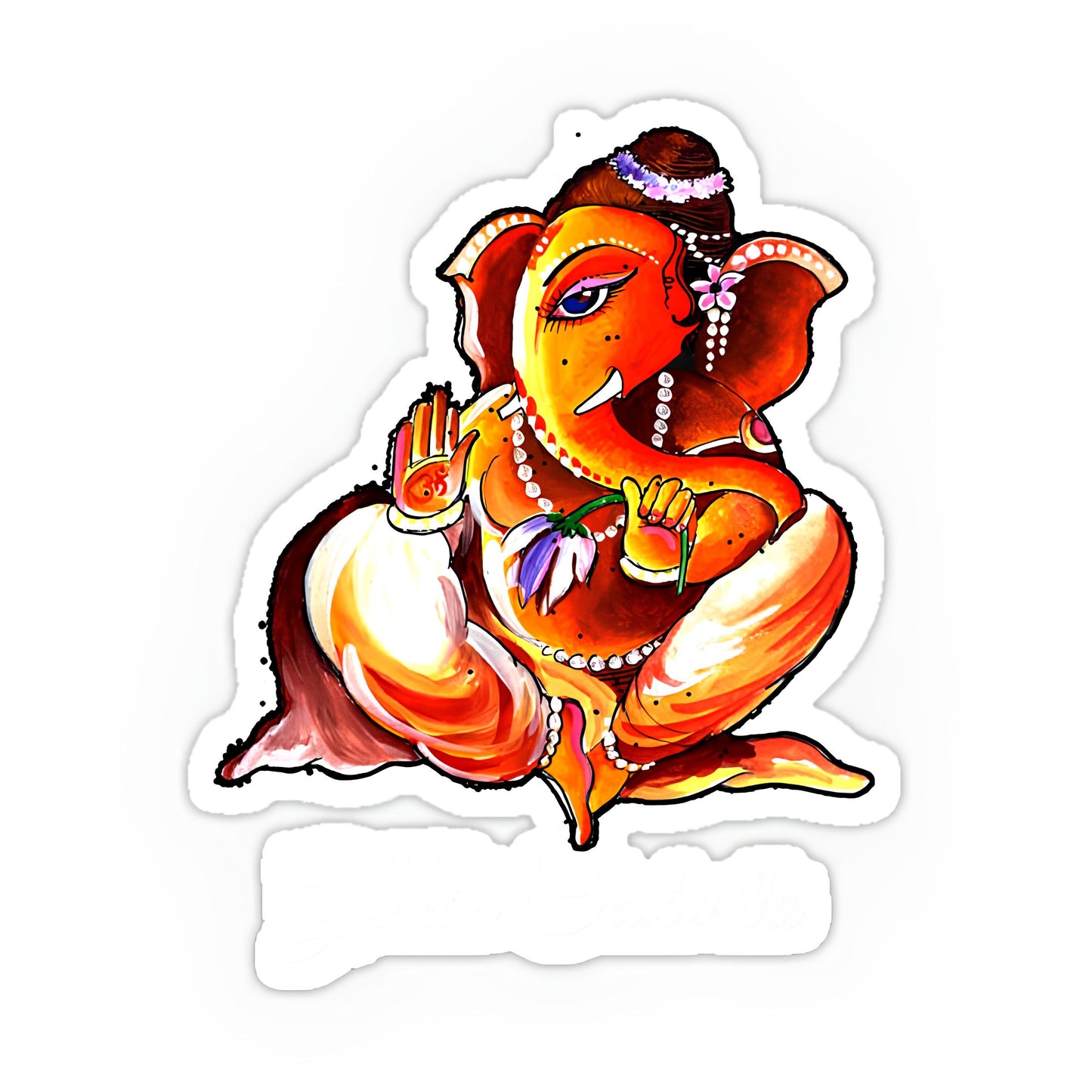 Ganesh Sticker-7