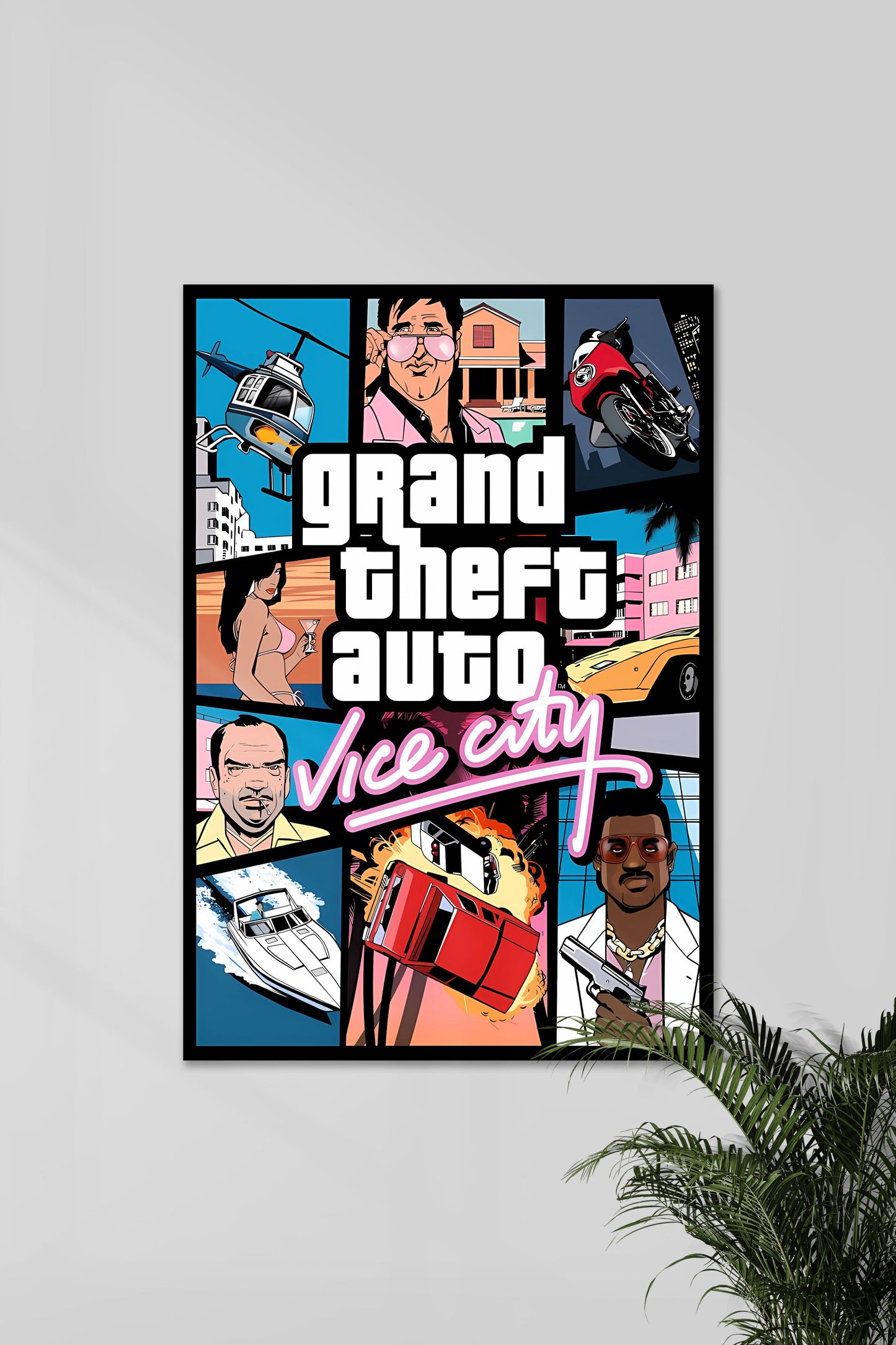 GTA Vice city | GTA | GAME POSTER