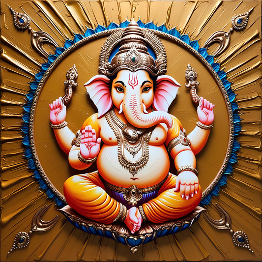 Lord Ganesh Acrylic Wall Art