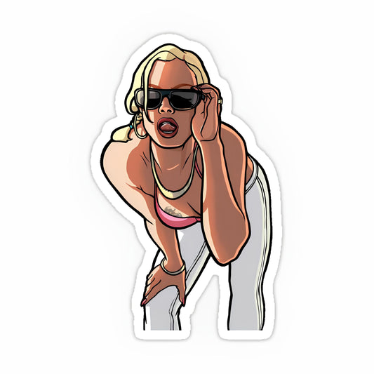 Gta San Andreas Girl sticker