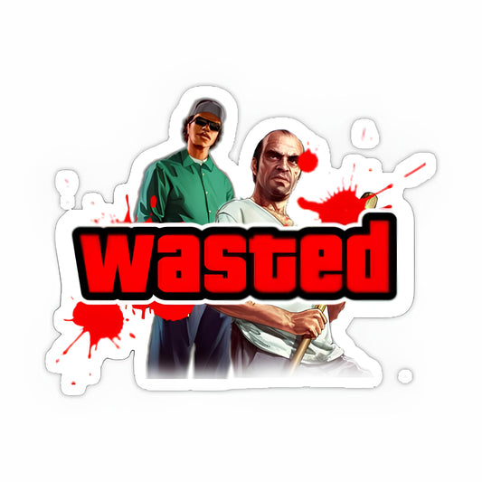 Gta Wasted sticker