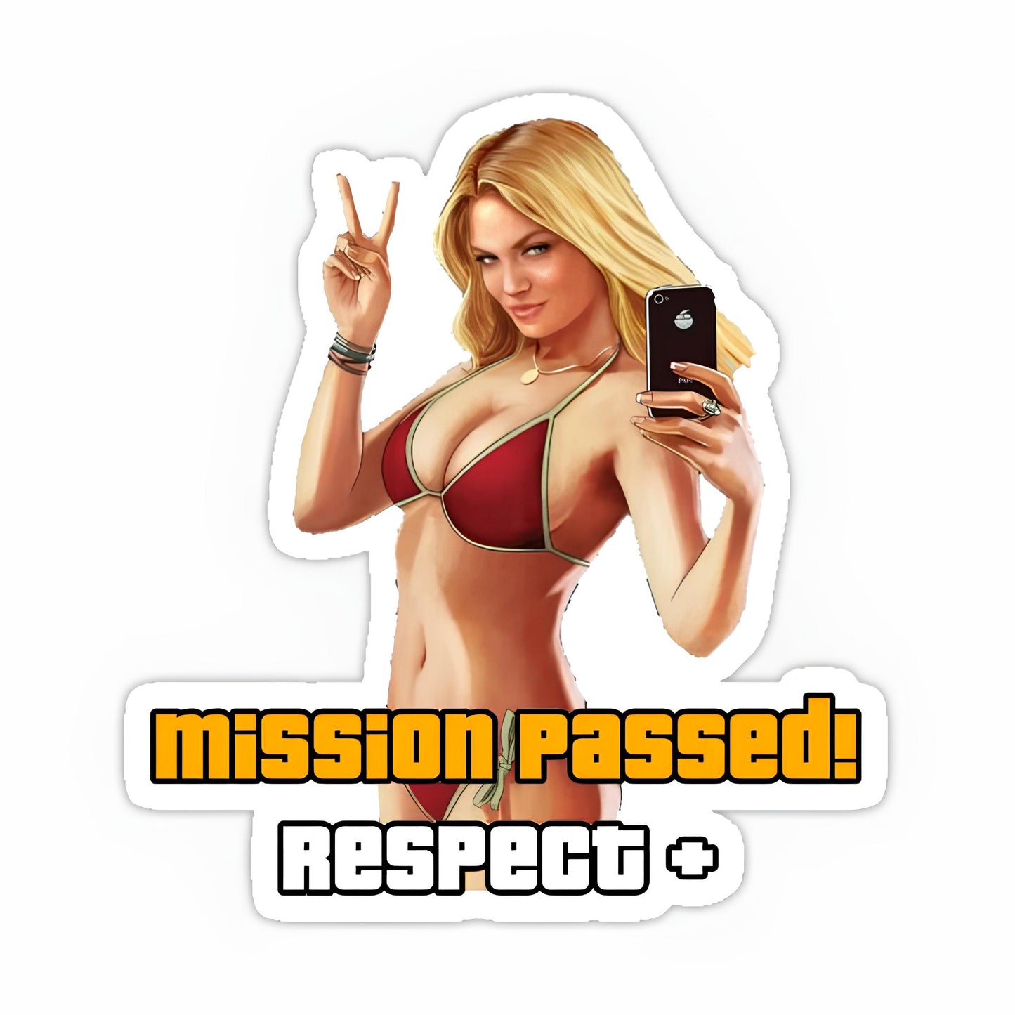 Gta Mission Passed sticker