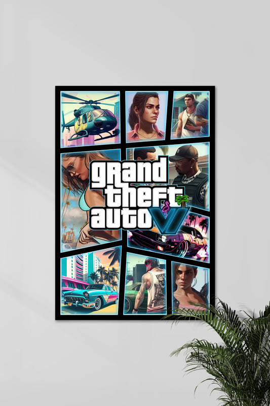 Grand Theft Auto VI (Main) | GTA  | GAME POSTERS