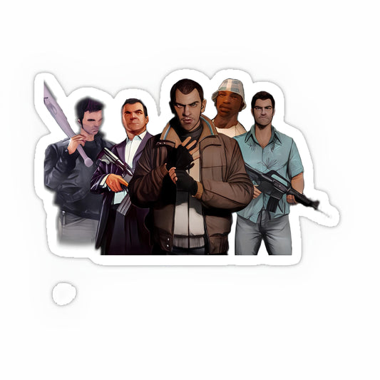 Gta Main Characters sticker