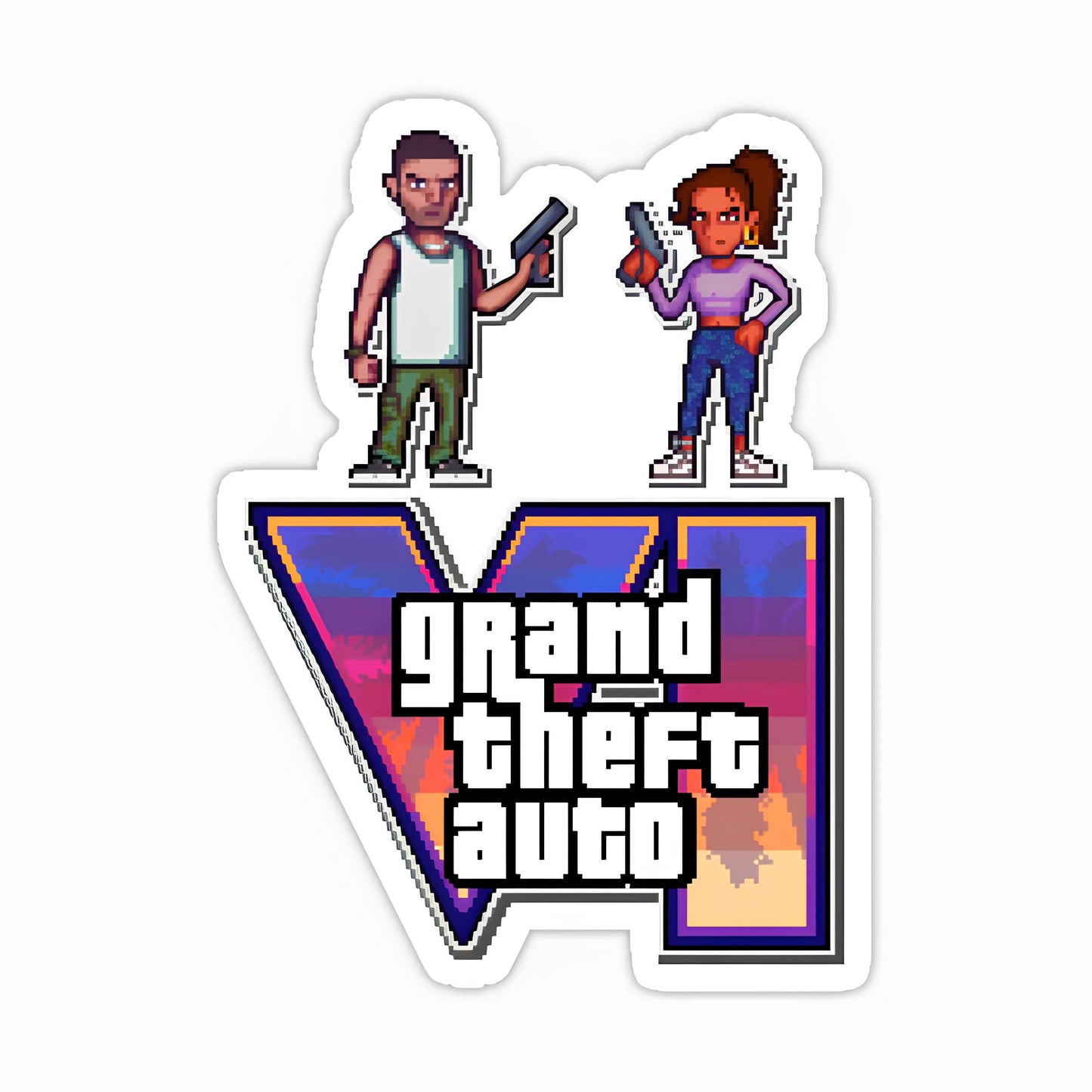 Gta 6 sticker