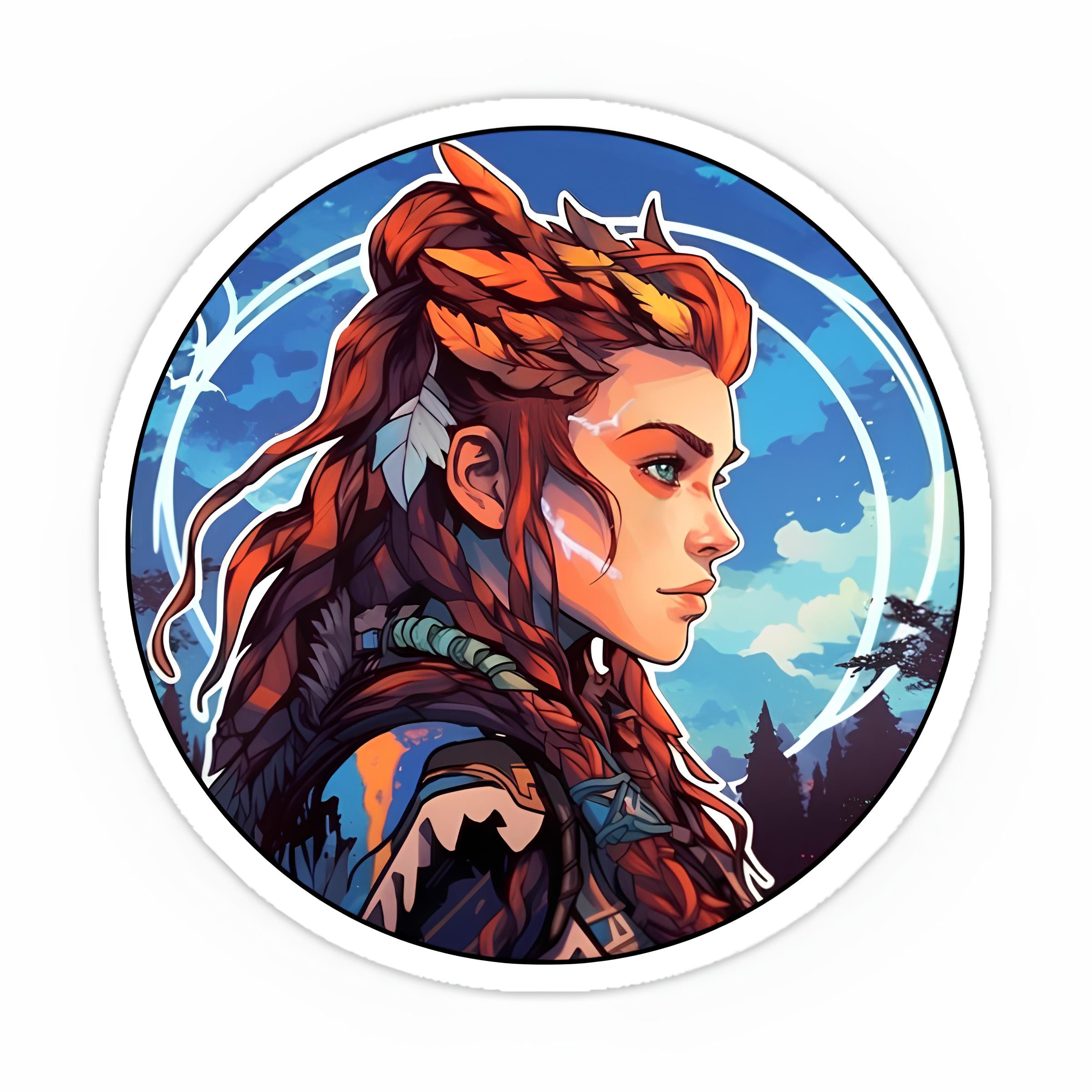 Sticker Hrizon Horizon Zero Dawn Sticker-2 – Inkyprinty.in