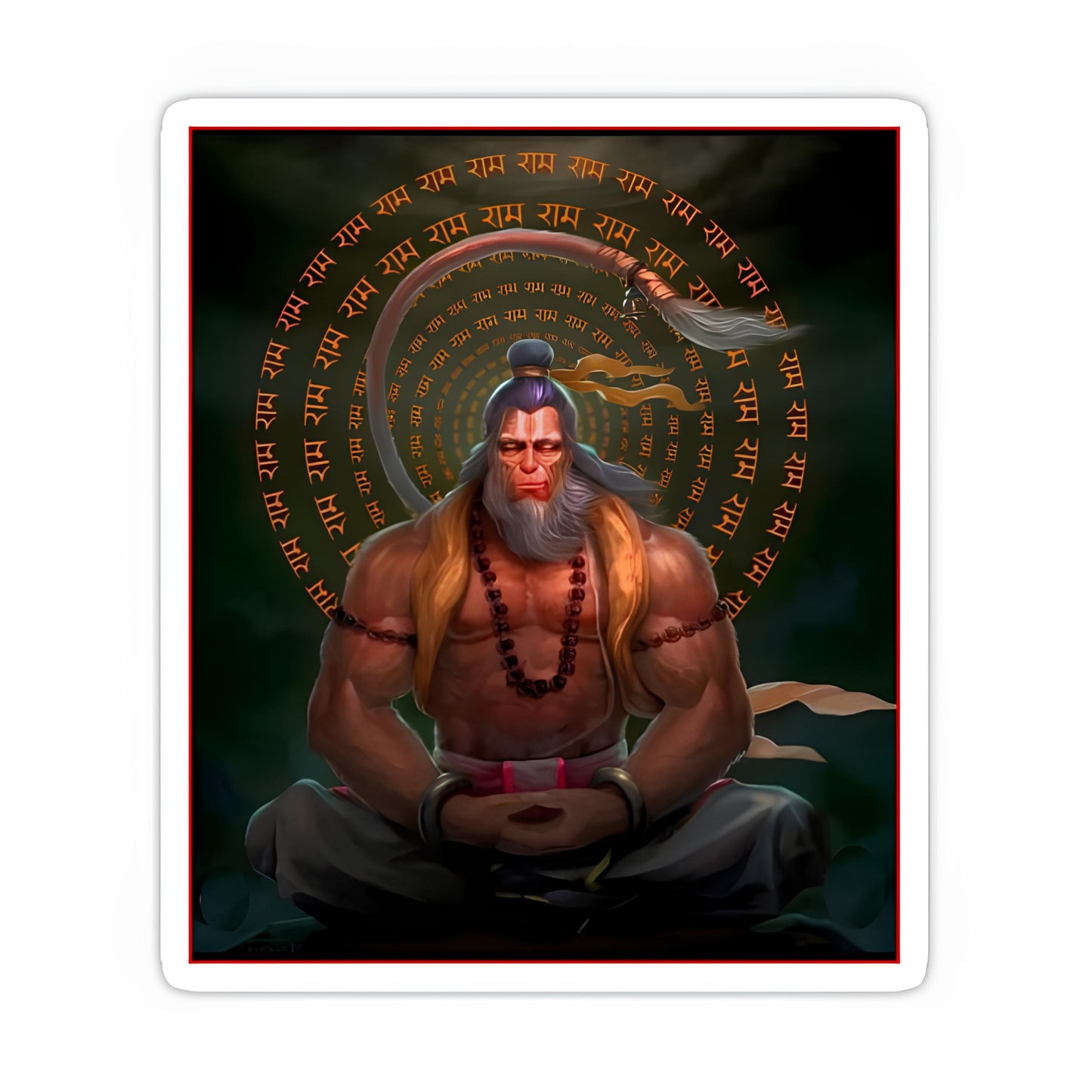 Hanuman sticker-7