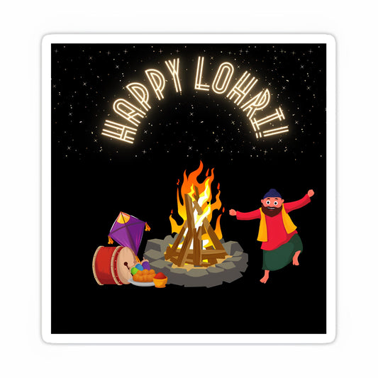 Happy Lohri Sticker