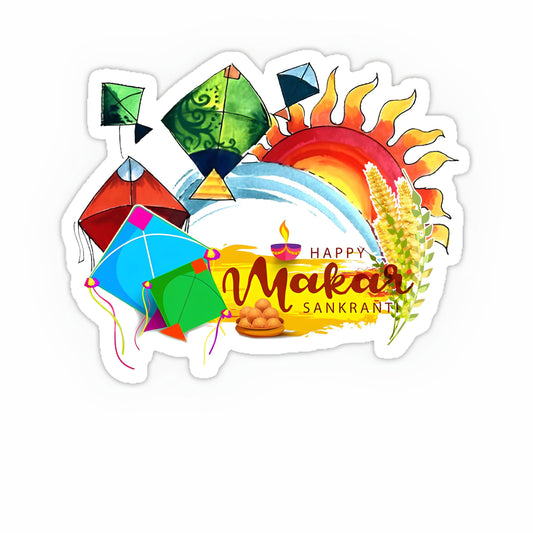 Happy Makar Sankranti Sticker