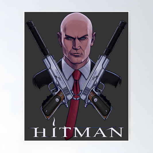 Hitman Heart Sticker Hitman Stickers – Inkyprinty.in