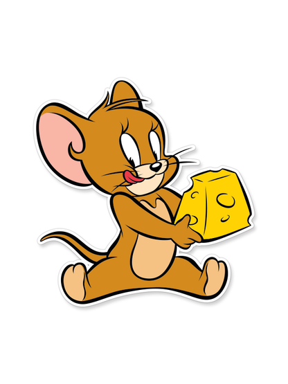 Jerry Loves Cheese - Tom & Jerry Official Sticker