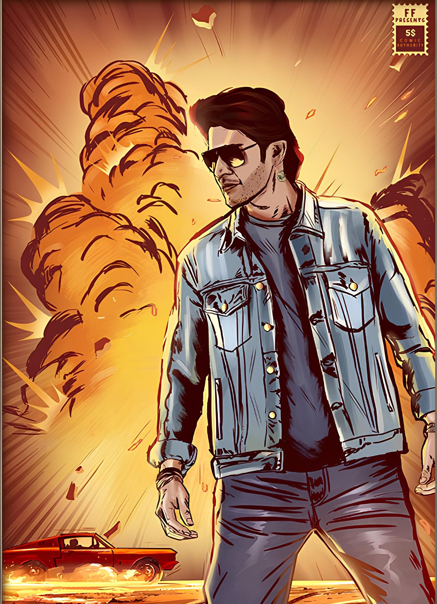 Mahesh The Majestic - Official SVP Comic Art Poster