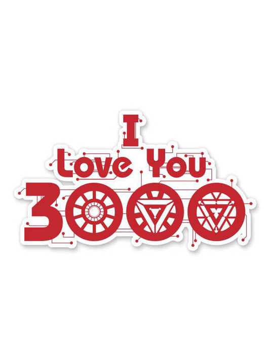 I Love You 3000 - Marvel Official Sticker